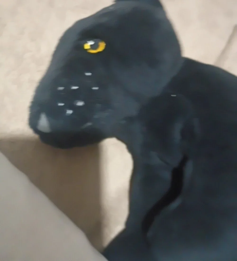 Ikea Mjukhet Plush Black Panther Cub